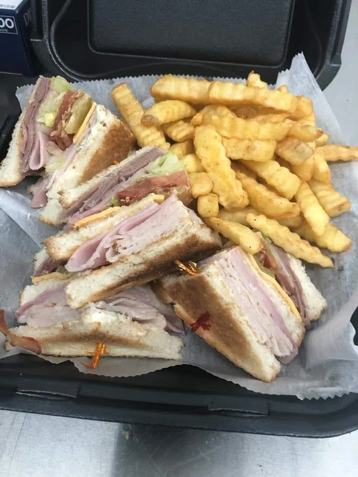 Club Sandwich with Fries